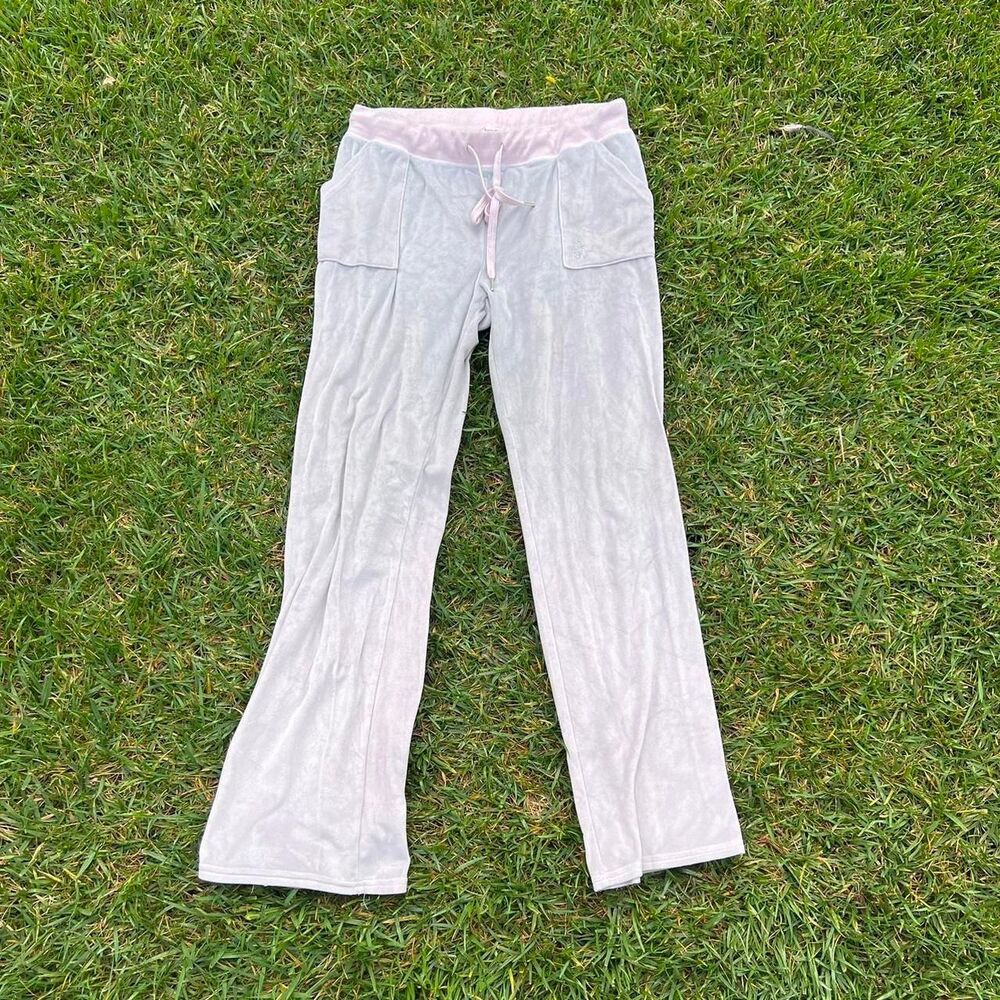 Juicy couture velour sweats flare y2k women’s size L